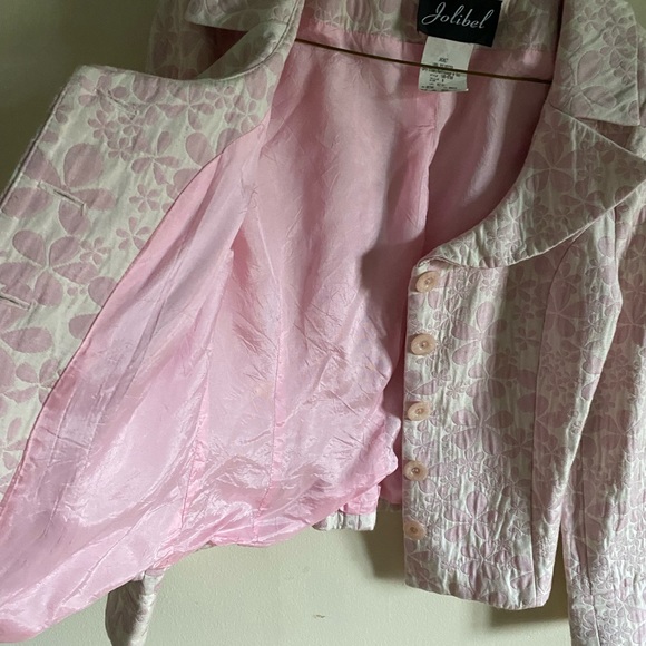 Cute Vintage Pink Floral Jacket - Picture 4 of 5